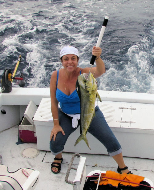 Dolphin caught in Key West fisihing on charter boat Southbound from Charter Boat Row, Key West Florida