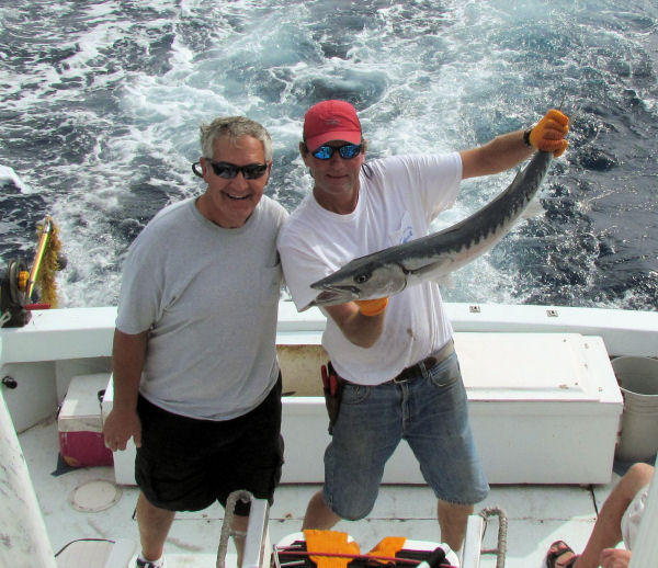 Barracuda caught in Key West fishing on charter boat Southbound from Charter Boat Row Key West