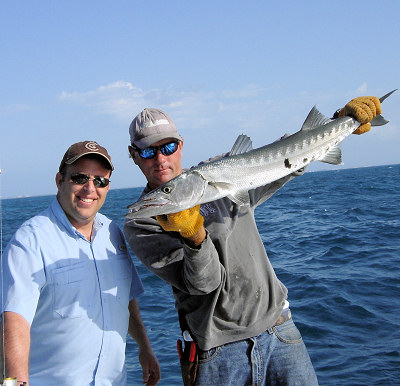 Barracuda caught in Key West fishing aboard Charter Boat Southbound