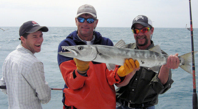 Barracuda caught fishing Key West aboard charter boat Southbound