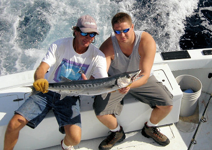 barracuda Caught aboard charter boat Southbound fishing in Key West, Florida