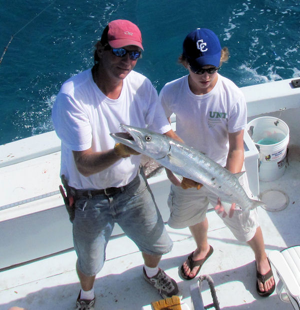 Barracuda caught fishing in Key West on Charter Boat Southbound from Charter Boat Row Key West