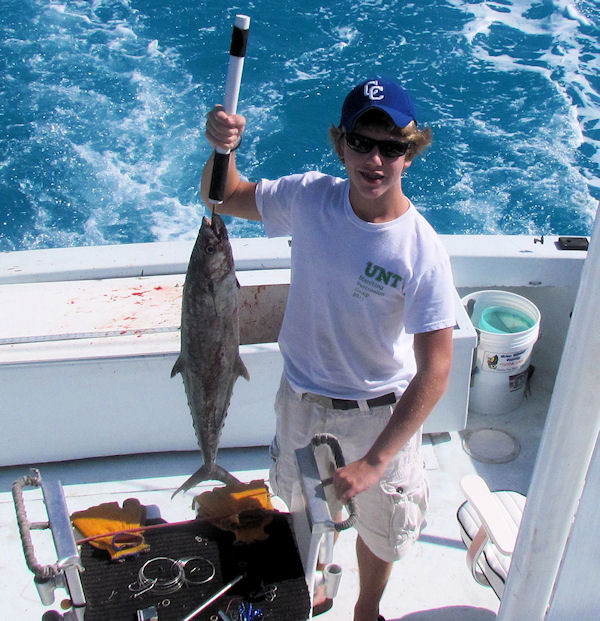 Kingfish caught fishing in Key West on Charter Boat Southbound from Charter Boat Row Key West