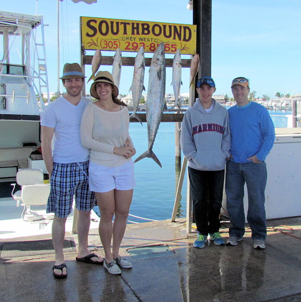 Fish caught fishing Key West on charter boat Southbound from Charter Boat Row Key West