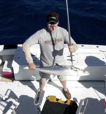 Bonito caught on charter boat Southbound in Key West, Florida