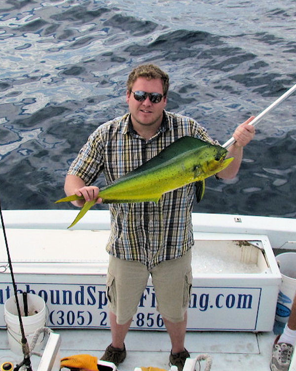 Dolphini caught fishing Key West on charter boat Southbound from Charter Boat Row Key West