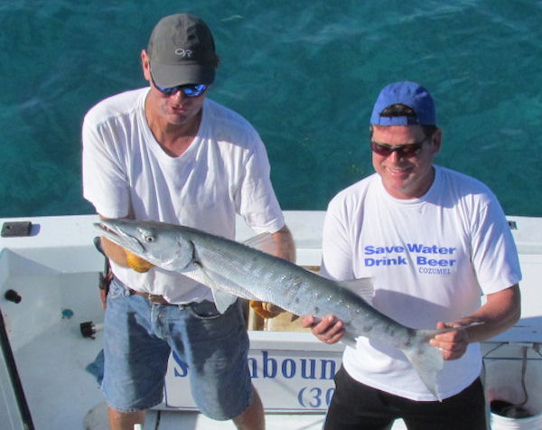 Barracuda caught fishing Key West on charter boat Southbound from Charter Boat Row Key West