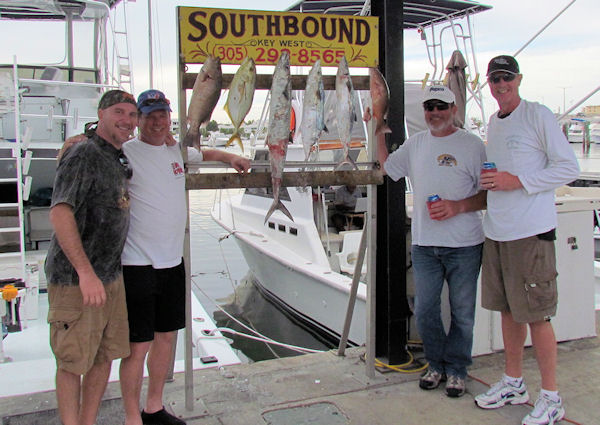fish caught fishing Key West on charter boat Southbound from Charter Boat Row Key West