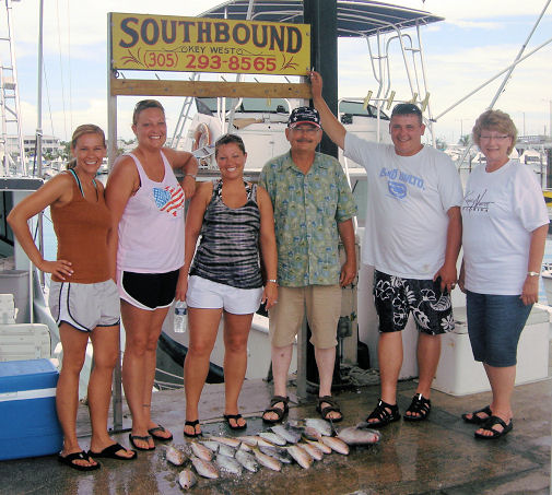 Yellow Tail Snapper caught fishing key west on charter boat Southbound from Charter Boat Row, Key West