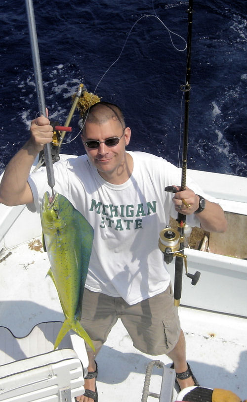dolphin caugth in Key West fishing on Key West charter boat Southbound from Charter Boat Row