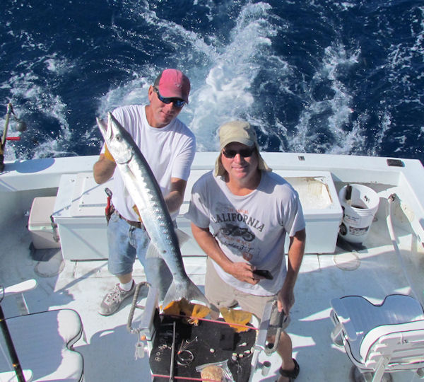 Big Barracudal caugth in Key West fishing on charter boat Southbound from Charter Boat Row Key Wes