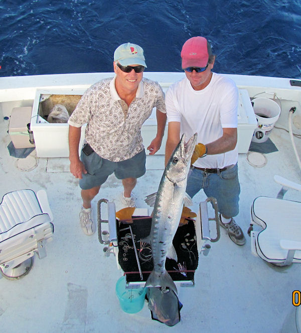 Big Barracudal caugth in Key West fishing on charter boat Southbound from Charter Boat Row Key Wes