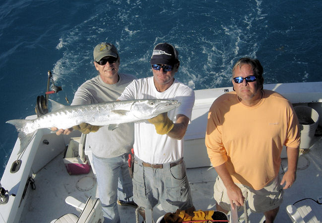 Barracuda caught in Key West fishing on charter boat Southbound from Charter Boat Row Key West