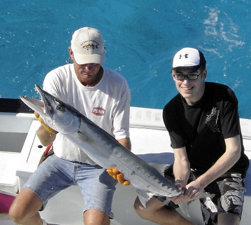 Barracuda caught aboard Key West Fishing Charter Boat Southbound