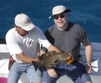 Small Grouper caught aboard Key West Fishing Charter Boat Southbound