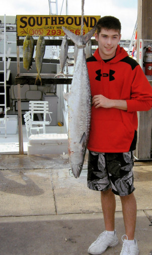 King Mackerel caught aboard Key West Fishing Charter Boat Southbound
