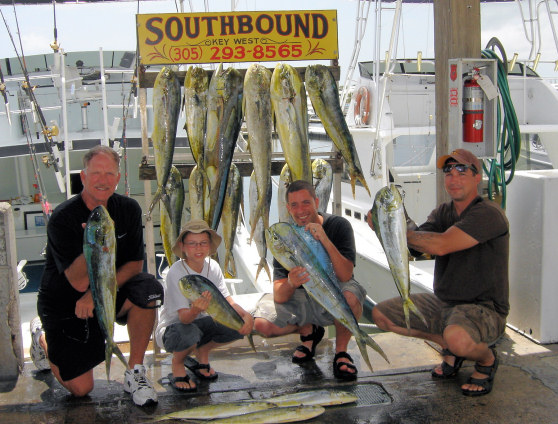 Fish caught fishing Key West on charter boat Southbound