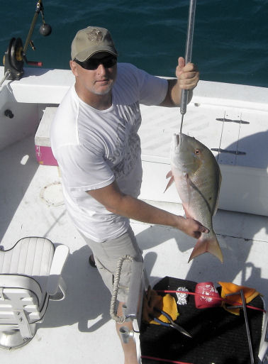 Big Mutton Snapper caught in Key West fishing on charter boat Southbound from Charter Boat Row, Key West