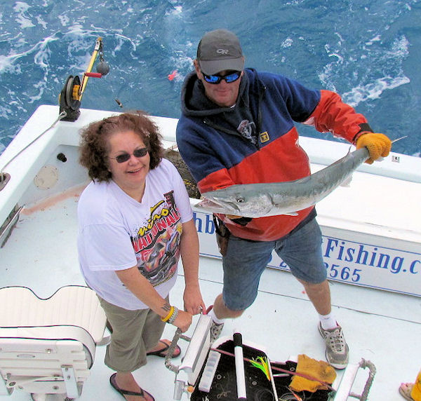 Barracuda caught fishing Key West on charter boat Southbound from Charter Boat Row Key West
