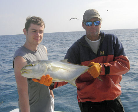 Nice Cravalle Jack caught in Key West fishing on charter boat Southbound From Charter Boat Row Key West