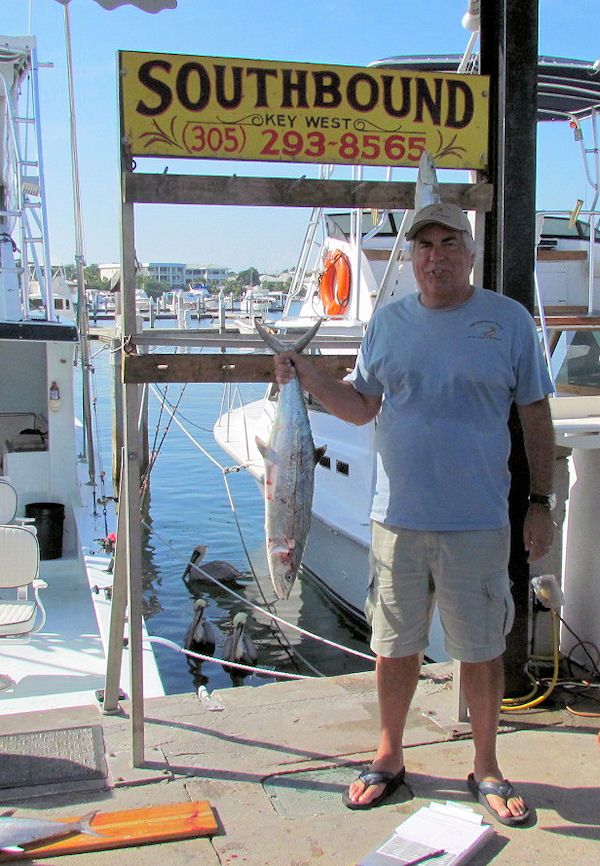 Big Cero mackerel caught fishing Key West on charter boat Southbound from Charter Boat Row Key West