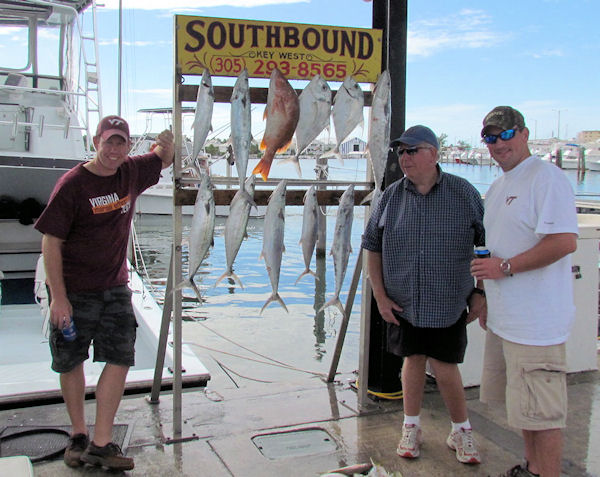 fish caught fishing Key West on charter boat Southbound from Charter Boat Row Key West