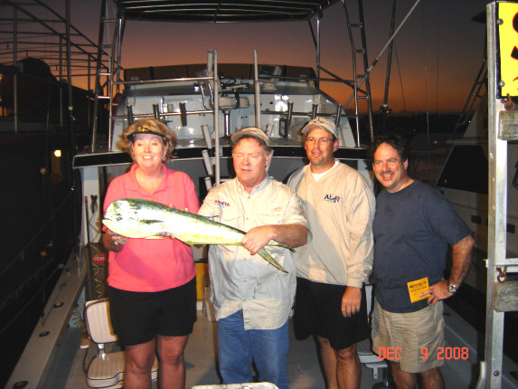 Dolphin caught fishing aboard the Charter Boat Southbound in Key West, Florida