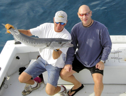 Barracuda caught fishing aboard the Charter Boat Southbound in Key West, Florida
