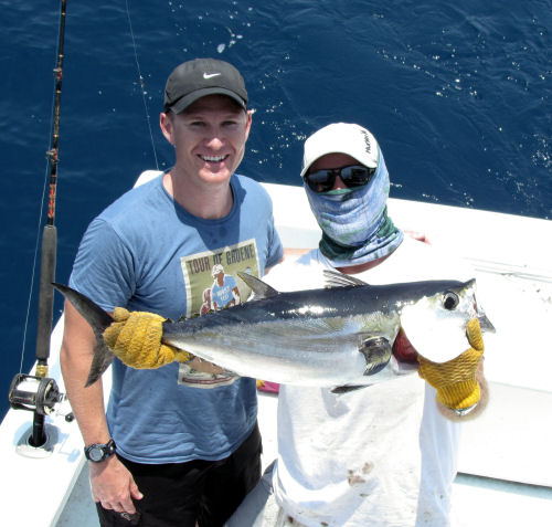 Bonito caught in Key West fishing on charter boat Soutbhbound from Charter Boat Row Key West