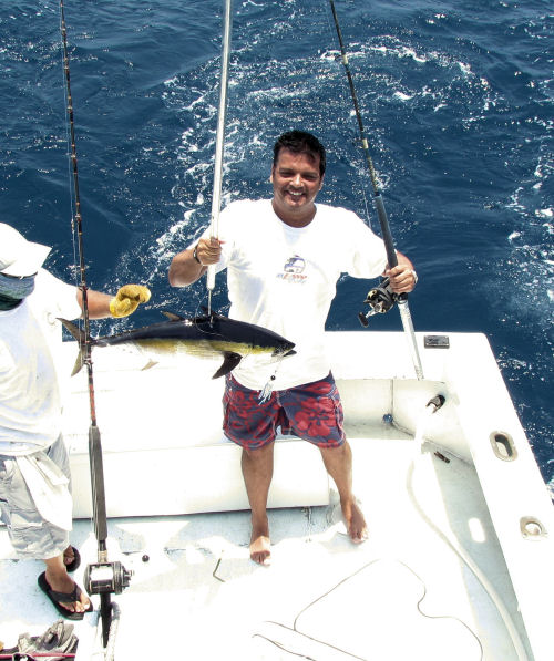 Black Fin Tuna caught in Key West fishing on charter boat Soutbhbound from Charter Boat Row Key West