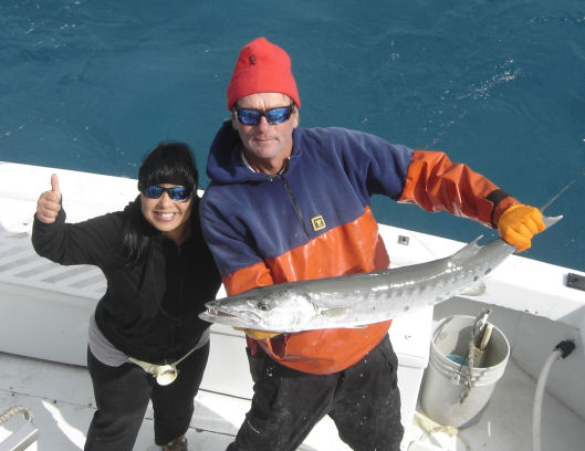 Barracuda caught in Key West fishing on charter boat Southbound from Charter Boat Row, Key West