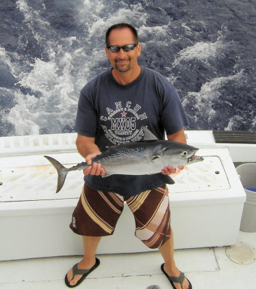 Big Bonito caught fishing Key West waters aboard the charter boat Southbound
