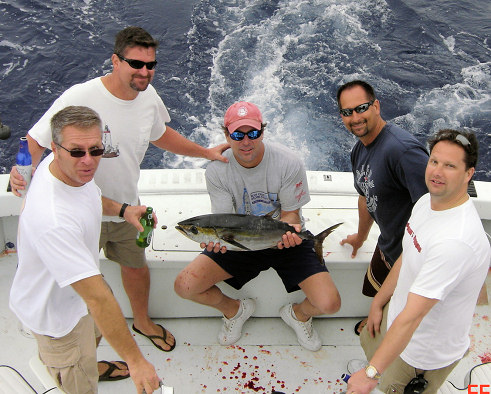 Black Fin Tuna caught fishing Key West waters aboard the charter boat Southbound