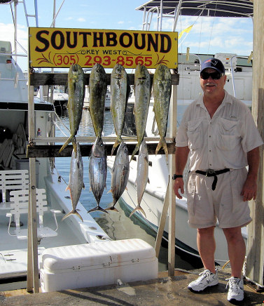 Caught fishing aboard the Charter Boat Southbound in Key West Florida