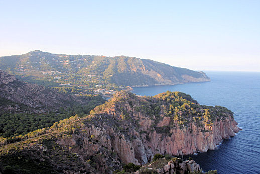 the rocky coast of North Eastern Spain