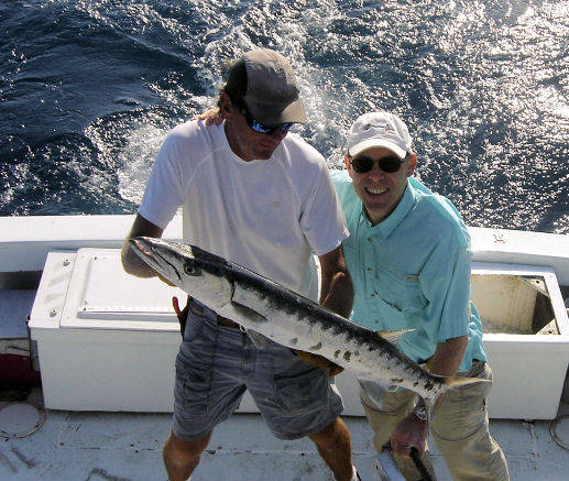 Barracuda caught and release in Key West fishing on Key West charter boat Southbound from Charter boat Row Key West