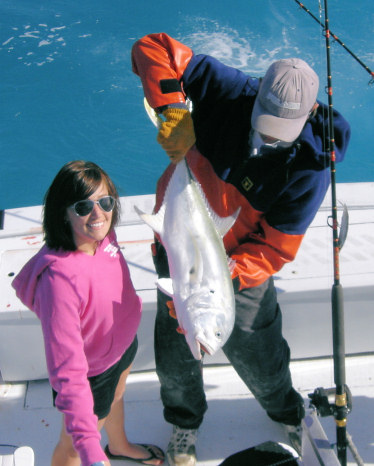 Cravalle Jack caught fishing Key West aboard charter boat Southbound