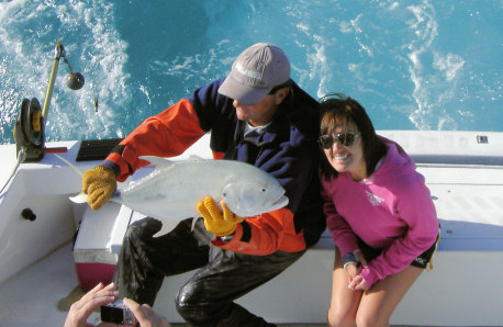 Cravalle Jack caught fishing Key West aboard charter boat Southbound