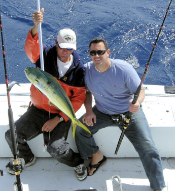 Dolphin caught fishing Key West waters on the charter boat Southbound