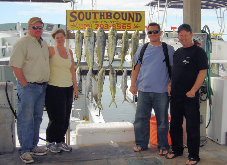 Fish caught fishing Key West waters on the charter boat Southbound