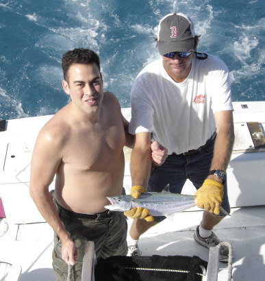 Mackerel caught fishing aboard charter boat Southbound in Key West, Florida