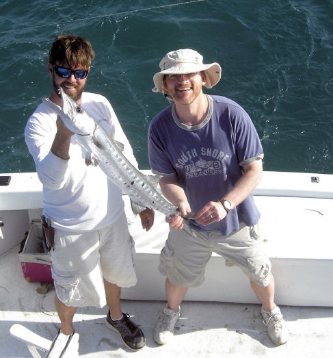 Barracuda caught in Key West fishing on Key West charter boat Southbound from Charter Boat Row