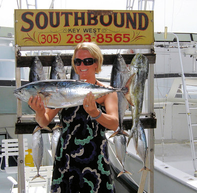 Bonito caught fishing on Charter Boat Southbound in Key West Florida