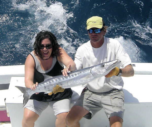 Barracuda caugth in Key West fishing on Key West charter boat Southbound from Charter Boat Row