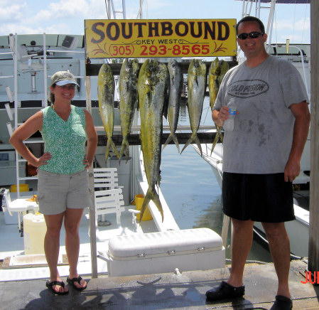 Fish caught fishing in Key West Florida on charter boat Southbound