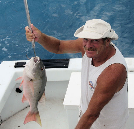 Mutton Snapper caught fishing a Key West Charter on Southbound