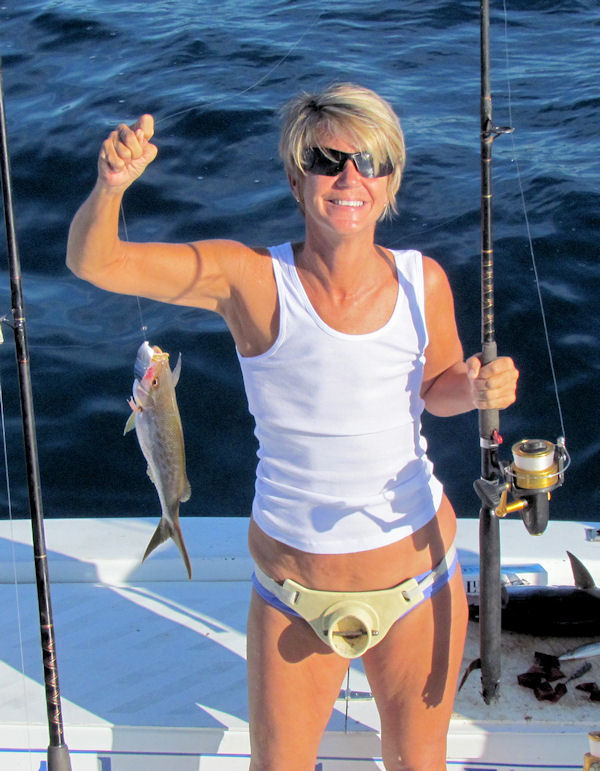 Yellow Tail caught in Key West fishing on charter boat Southbound from Charter Boat Row