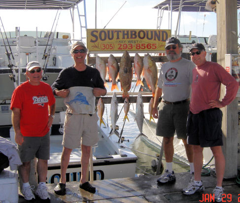 Fish caught aboard the Southbound in Key West, Florida