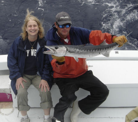 Big Barracuda caught fishing Key West on charter boat Southbound from Charter Boat Row