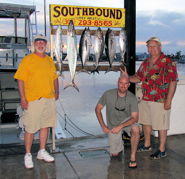 Kingfish and Black Fin Tuna caught fishing Key West on charter boat Southbound from Charter Boat Row Key West